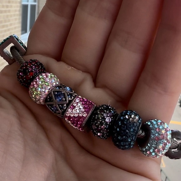 Authentic PANDORA 925 Snake Chain Bracelet with all pandora Authentic charms - Picture 8 of 16